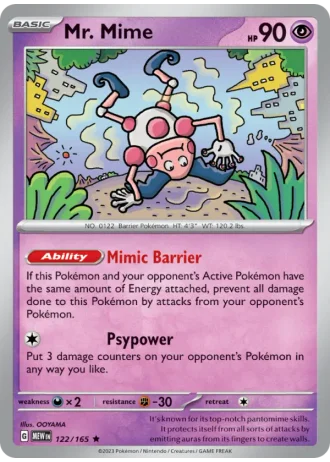 Mr. Mime #122/165 — 151