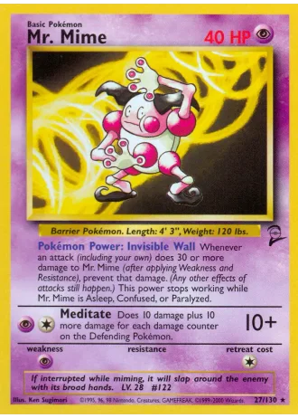 Mr. Mime #27/130 — Base Set 2