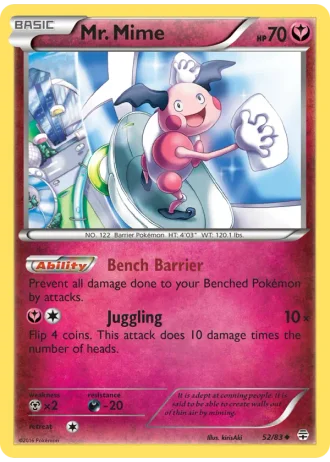 Mr. Mime #52/83 — Generazioni