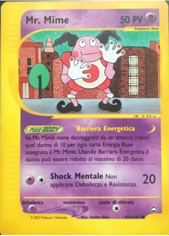 Mr. Mime #95a/147 — Aquapolis