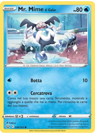 Mr. Mime di Galar #34 — Stili di Lotta