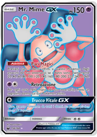Mr. Mime GX #156/168 — Tempesta Astrale