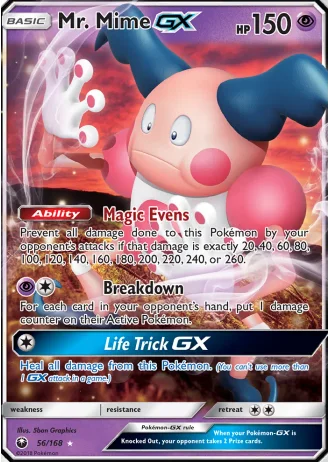 Mr. Mime GX #56 — Celestial Storm