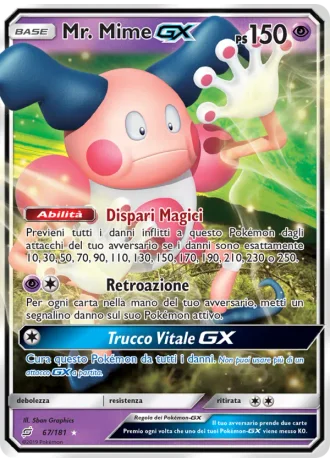 Mr. Mime GX #67/181 — Gioco di Squadra