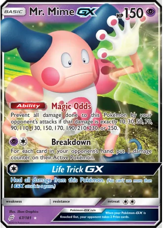 Mr. Mime GX #67/181 — Team Up