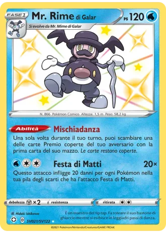 Mr. Rime di Galar SV021 — Tesoro Cromatico (Destino Splendente)