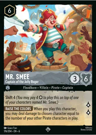 Mr. Smee - Captain of the Jolly Roger #176/204 — Azurite Sea