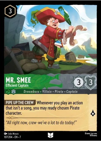 Mr. Smee - Efficient Captain #107/204 — Archazia's Island