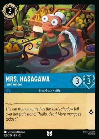 Mrs. Hasagawa - Fruit Vendor #150/261 — Attack of the Vine!