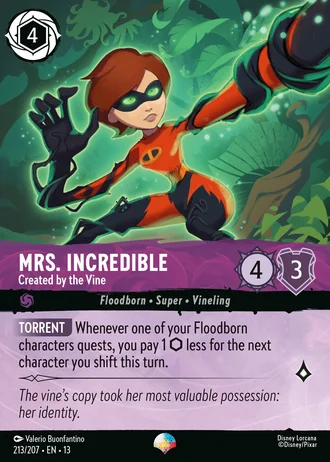 Mrs. Incredible - Created by the Vine #213/261 — Attack of the Vine!