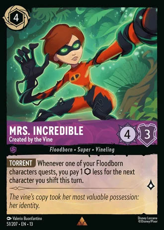 Mrs. Incredible - Created by the Vine #51/261 — Attack of the Vine!