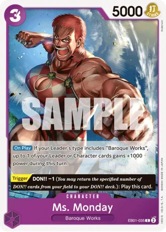 Ms. Monday (EB01-035) — Memorial Collection (EB01)
