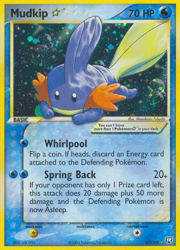 Mudkip Gold Star #107 — Team Rocket Returns