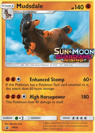 Mudsdale (STAFF) SM20 — Sun & Moon Promos