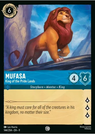Mufasa - King of the Pride Lands #144/204 — Fabled