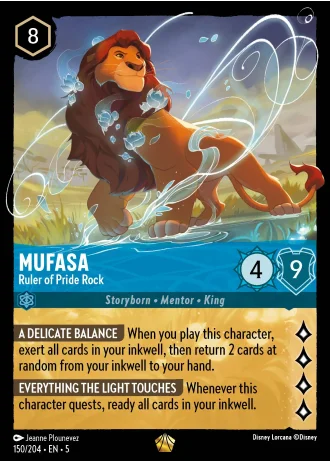 Mufasa - Ruler of Pride Rock #150/204 — Shimmering Skies
