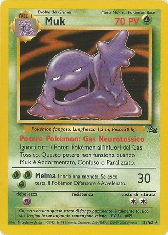 Muk (1ª Edizione) #28/62 — Fossil (1ª Edizione)
