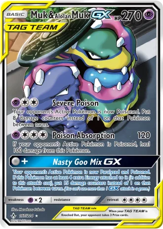 Muk & Alolan Muk GX #197 — Unbroken Bonds