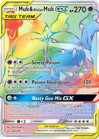 Muk & Alolan Muk GX #220 — Unbroken Bonds