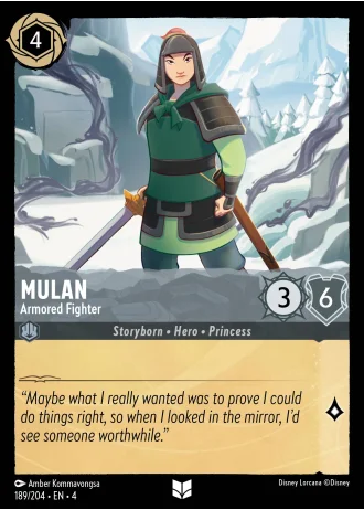 Mulan - Armored Fighter #189/204 — Ursula's Return