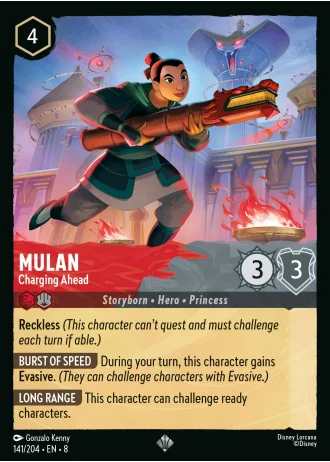 Mulan - Charging Ahead #141/204 — Reign of Jafar