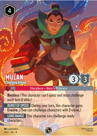 Mulan - Charging Ahead #3/204 — Reign of Jafar