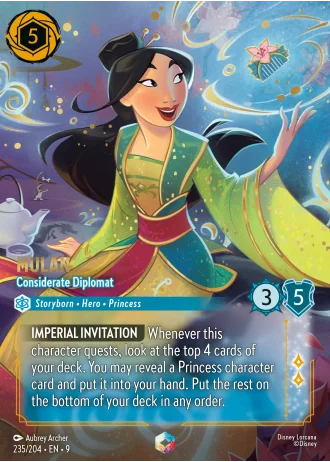 Mulan - Considerate Diplomat #235/204 — Fabled