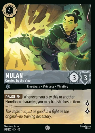 Mulan - Created by the Vine #192/261 — Attack of the Vine!