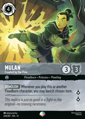 Mulan - Created by the Vine #224/261 — Attack of the Vine!