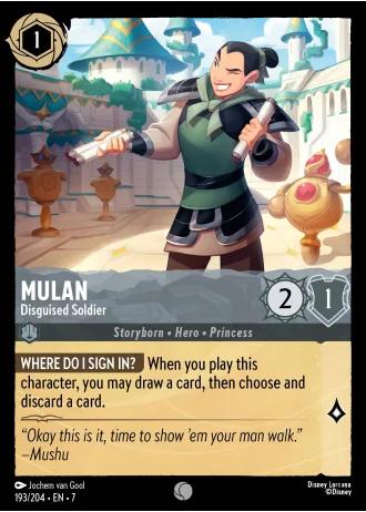 Mulan - Disguised Soldier #193/204 — Archazia's Island