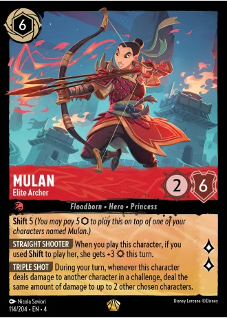 Mulan - Elite Archer #114/204 — Ursula's Return