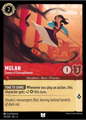 Mulan - Enemy of Entanglement #115/204 — Ursula's Return
