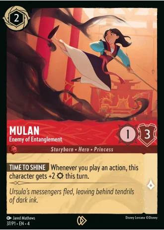 Mulan - Enemy of Entanglement #37/204 — Ursula's Return