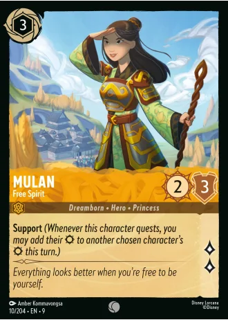 Mulan - Free Spirit #10/204 — Fabled
