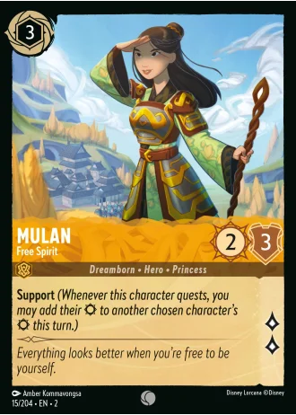 Mulan - Free Spirit #15/204 — Rise of the Floodborn