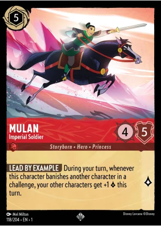 Mulan - Imperial Soldier #118/204 — The First Chapter