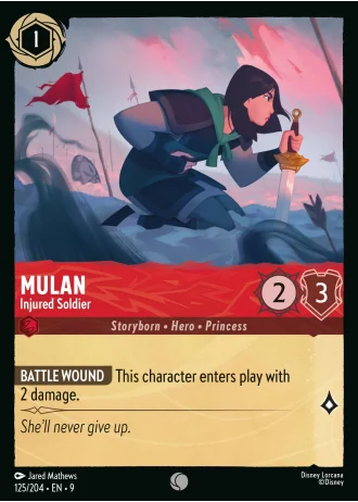 Mulan - Injured Soldier #125/204 — Fabled