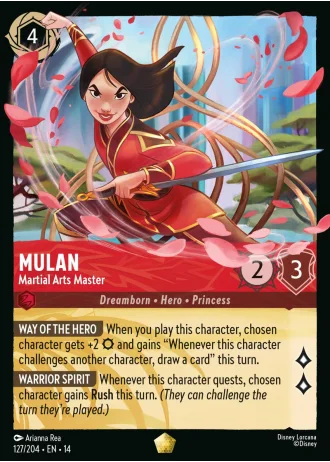 Mulan - Martial Arts Master #127/257 — Hyperia City