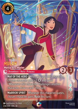 Mulan - Martial Arts Master #234/257 — Hyperia City
