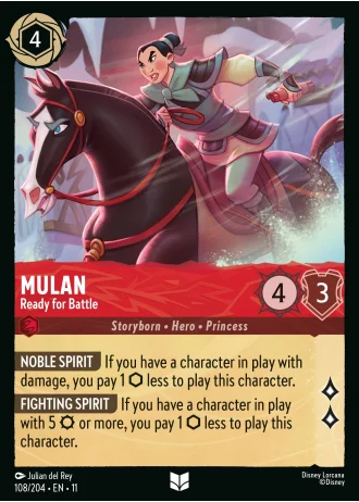 Mulan - Ready for Battle #108/204 — Winterspell