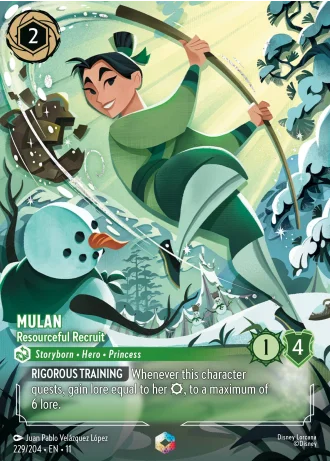 Mulan - Resourceful Recruit #229/204 — Winterspell