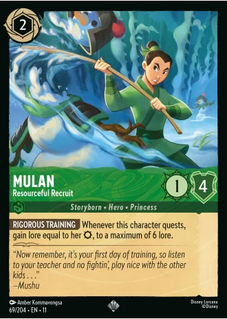 Mulan - Resourceful Recruit #69/204 — Winterspell