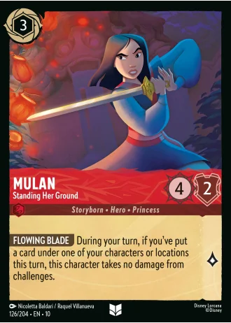 Mulan - Standing Her Ground #126/204 — Whispers in the Well