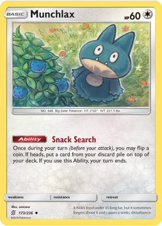 Munchlax #173/236 — Unified Minds