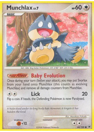 Munchlax #68 — Majestic Dawn