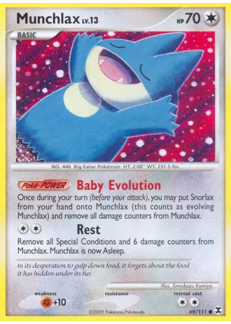 Munchlax #69/111 — L'Ascesa dei Rivali