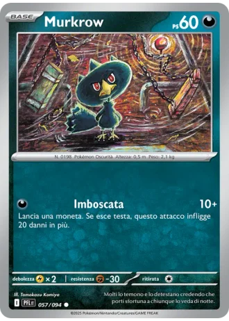 Murkrow #057/94 — Flamme Spettrali