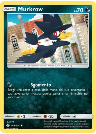 Murkrow #108 — Legami Inossidabili