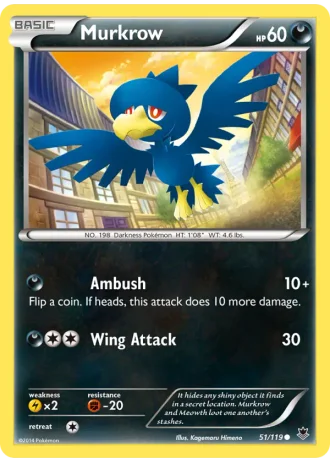 Murkrow #51/119 — Phantom Forces