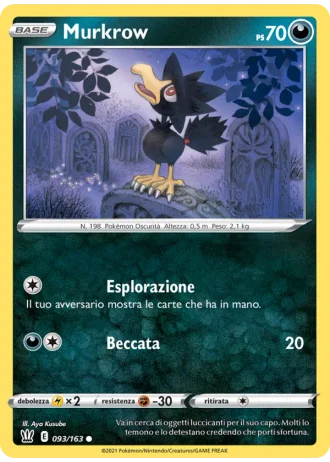 Murkrow #93 — Stili di Lotta